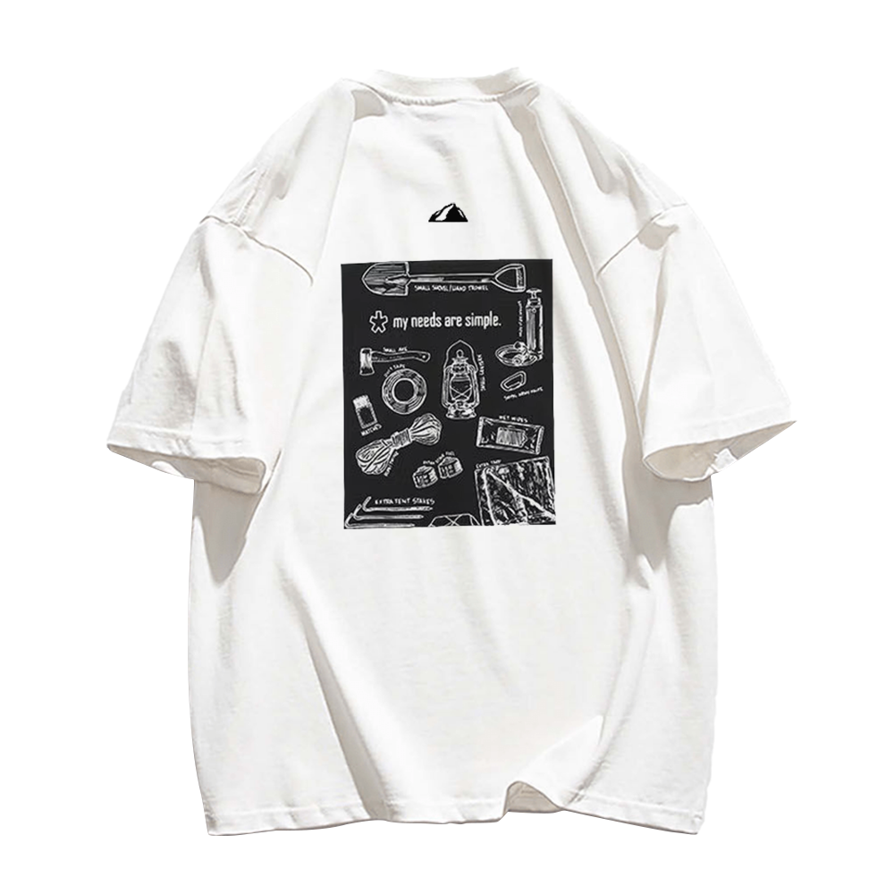 Simple Black And White T-Shirt