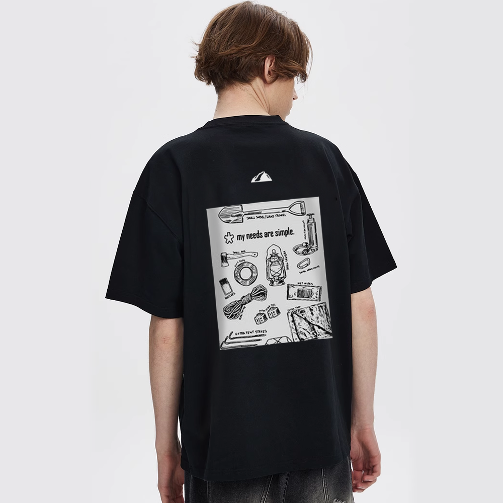 Simple Black And White T-Shirt