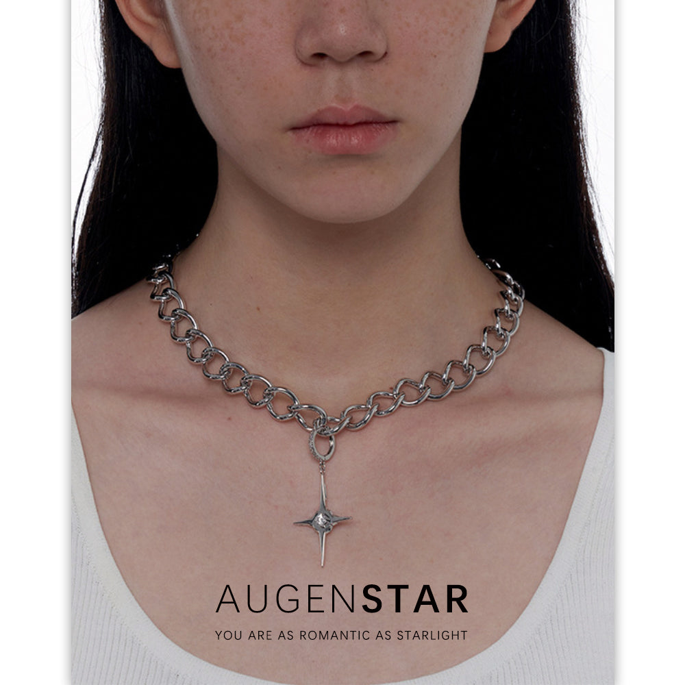 ASR | Dark Cross Star Necklace