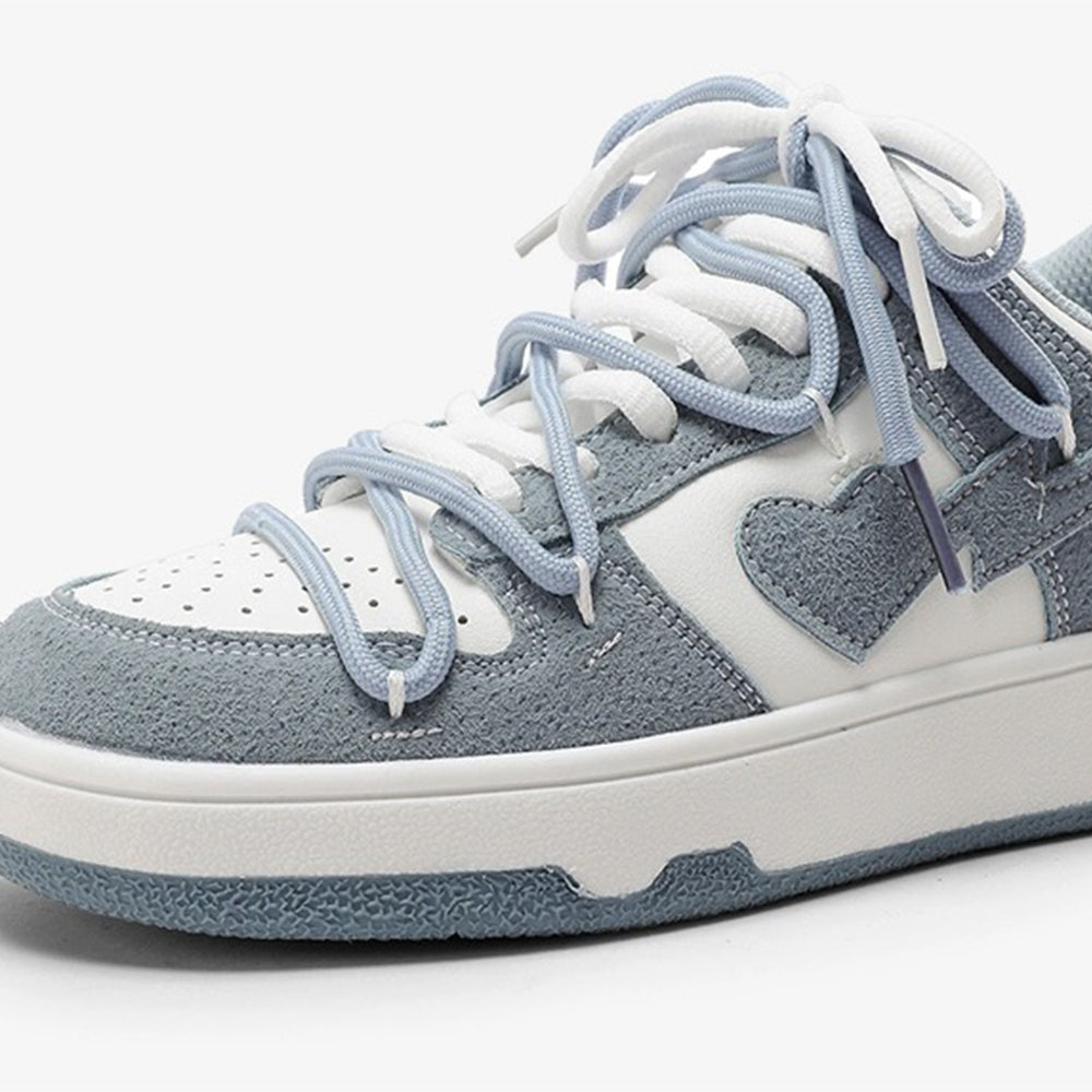 H-Block | Street Heart Stitching Casual Sneakers