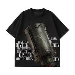 Art In War Grenade Washed T-Shirt Details