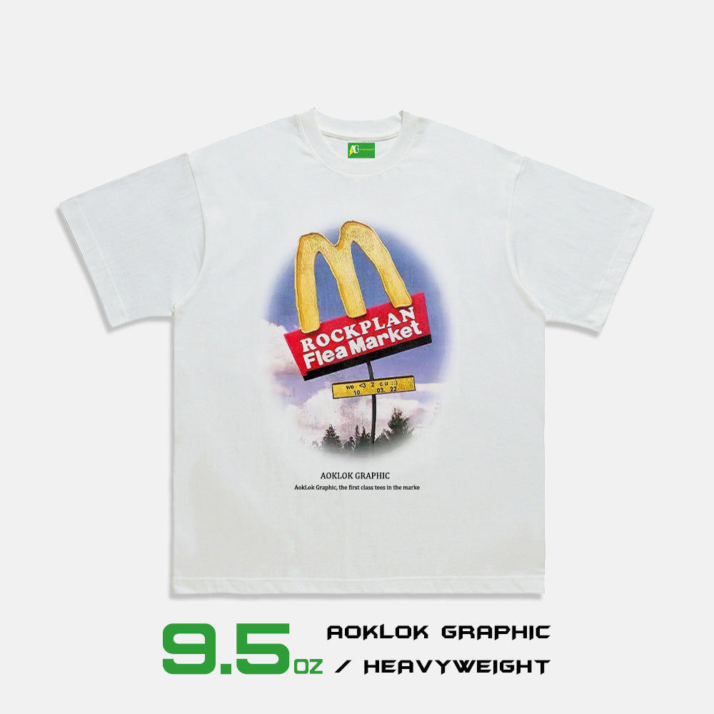 ⚡AG Cartoon Print Maimen T-shirt