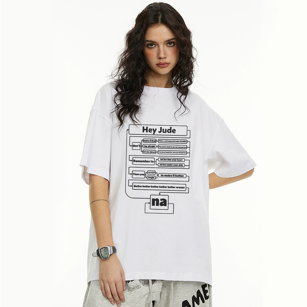 Hey Judy Lyrics Process T-Shirt