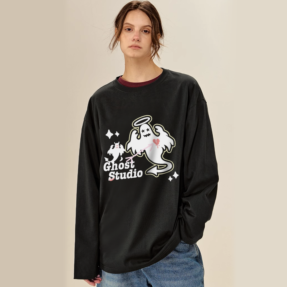 Street Devil Print Sweatshirt