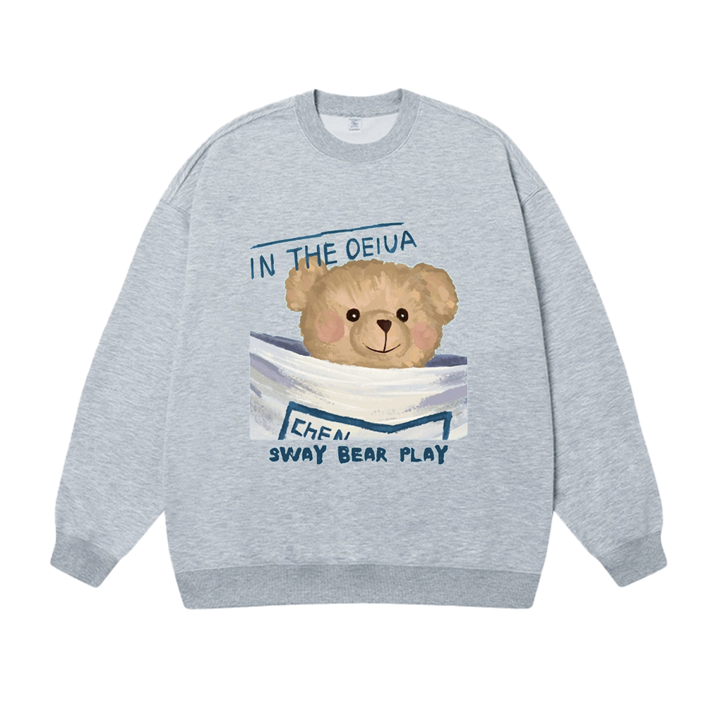 Casual Teddy Bear Sweatshirt