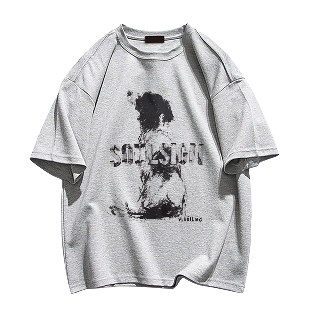 Abstract Dog Silhouette T-shirt
