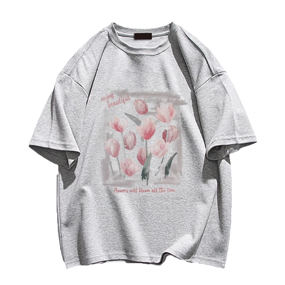 Oil Painting Tulips T-Shirt