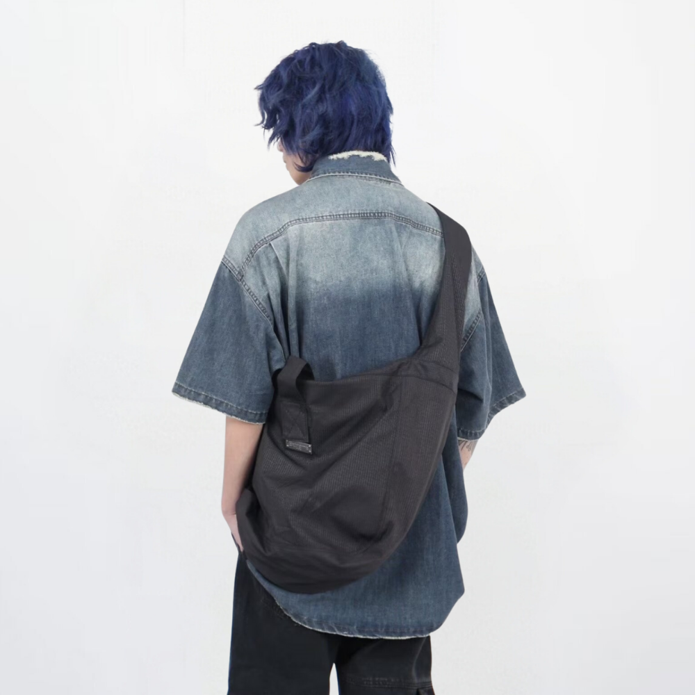 High Street Gradient Washed Denim Shirt