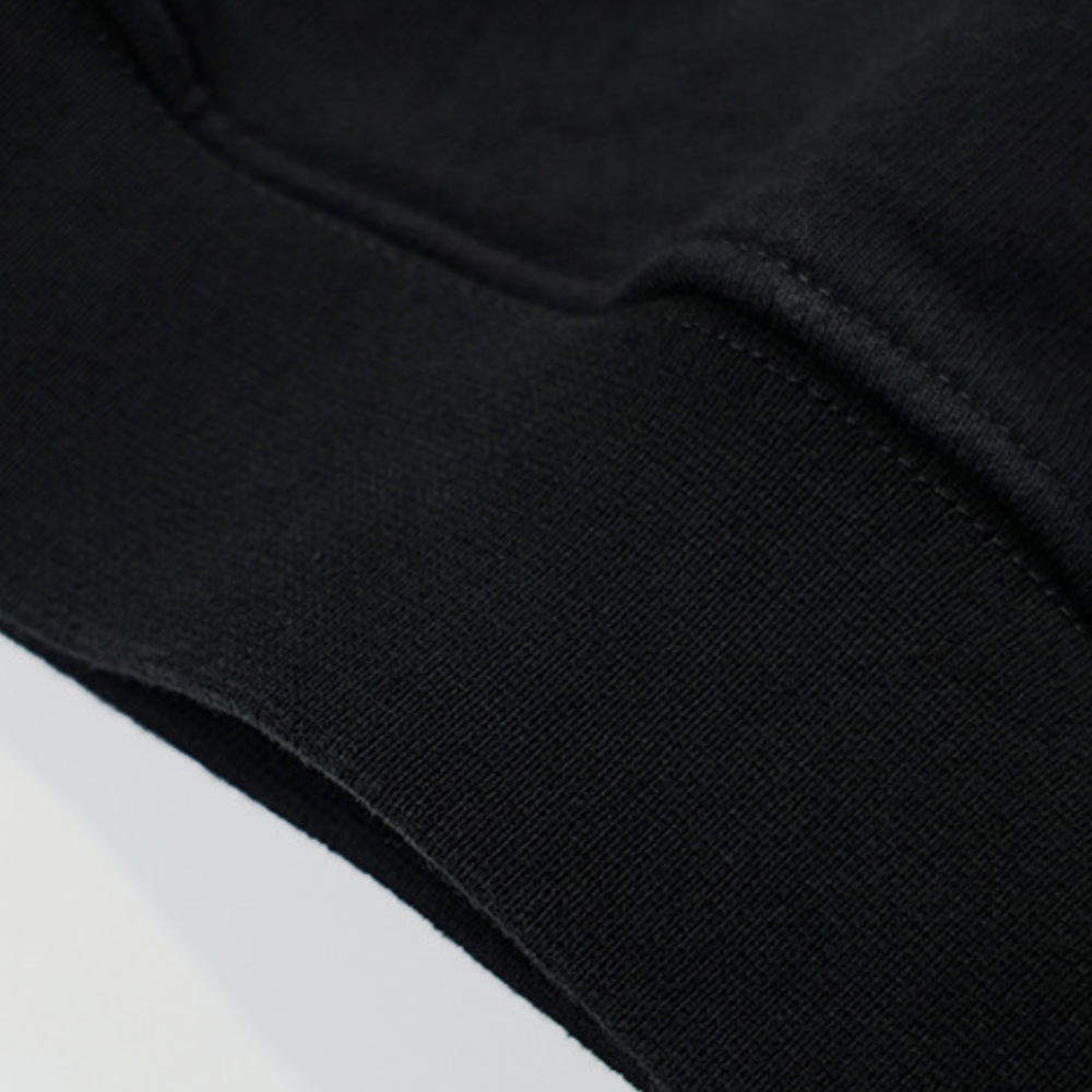 Washed Hole Letters Hoodie