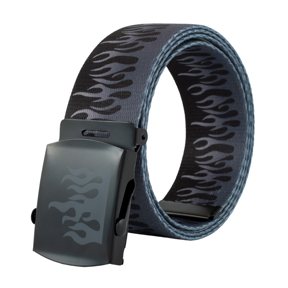 Hip-hop Canvas Flame Belt