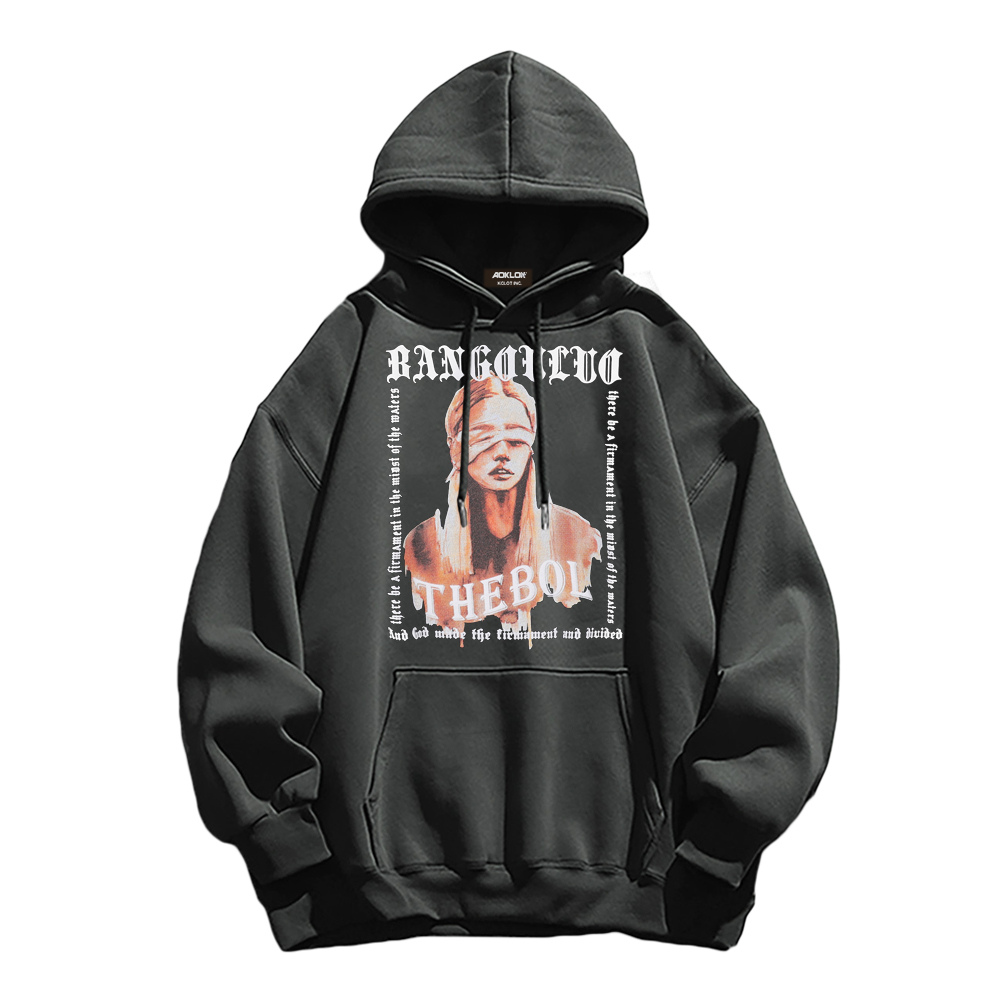 Light-seeking Girly Printed Hoodie