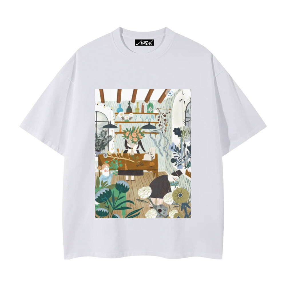 Vintage Floral House T-shirt