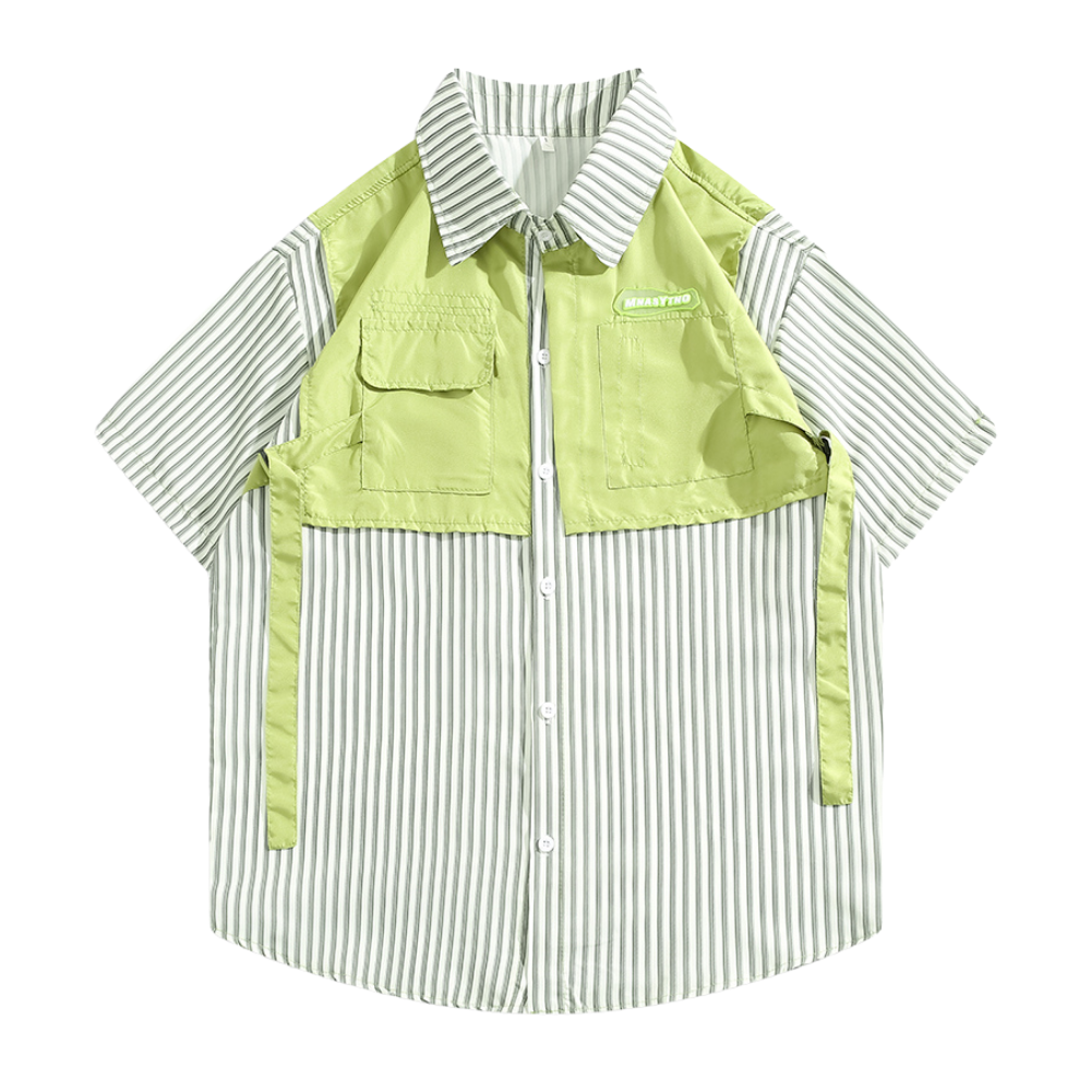 Fake Two Striped Shirt