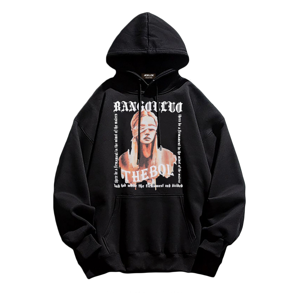 Light-seeking Girly Printed Hoodie