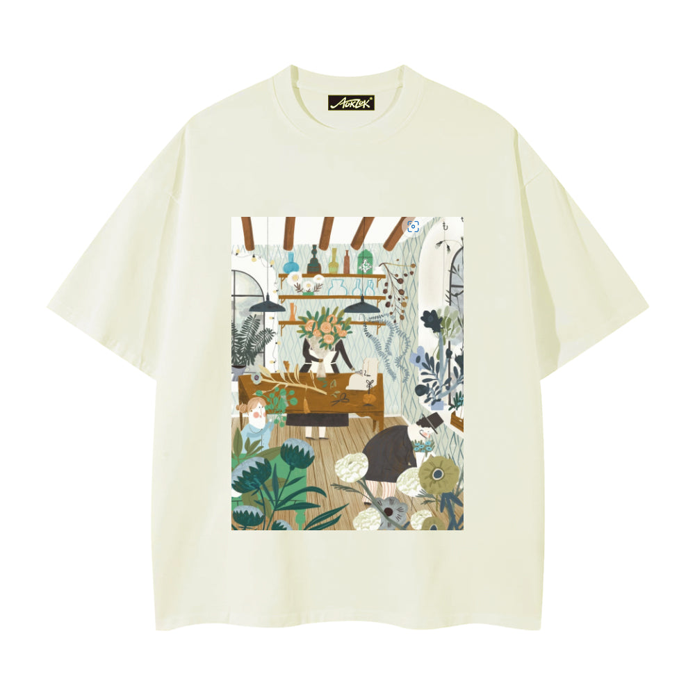 Vintage Floral House T-shirt