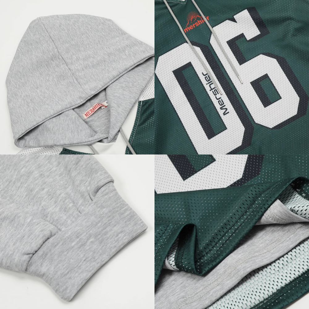 Sports Double Layer Mesh Hoodie