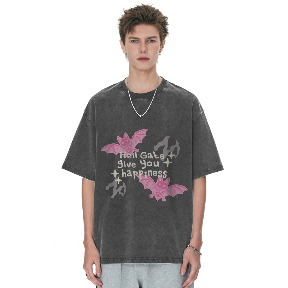 American Skeleton Flying Bat T-shirt