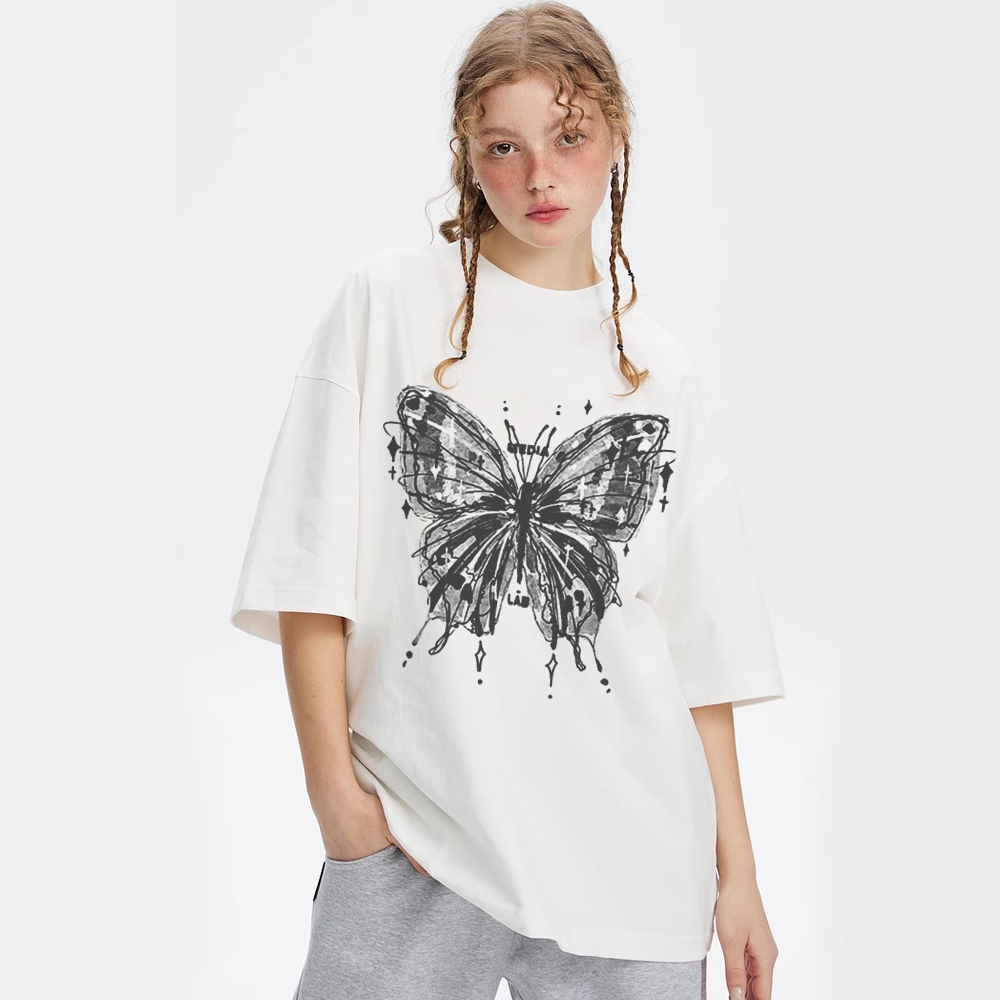 Ink Painting Butterfly T-Shirt