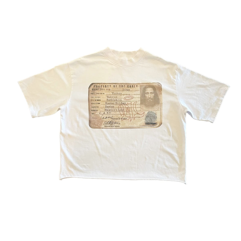 Evokyn Jesus ID Card Graphic T-Shirt