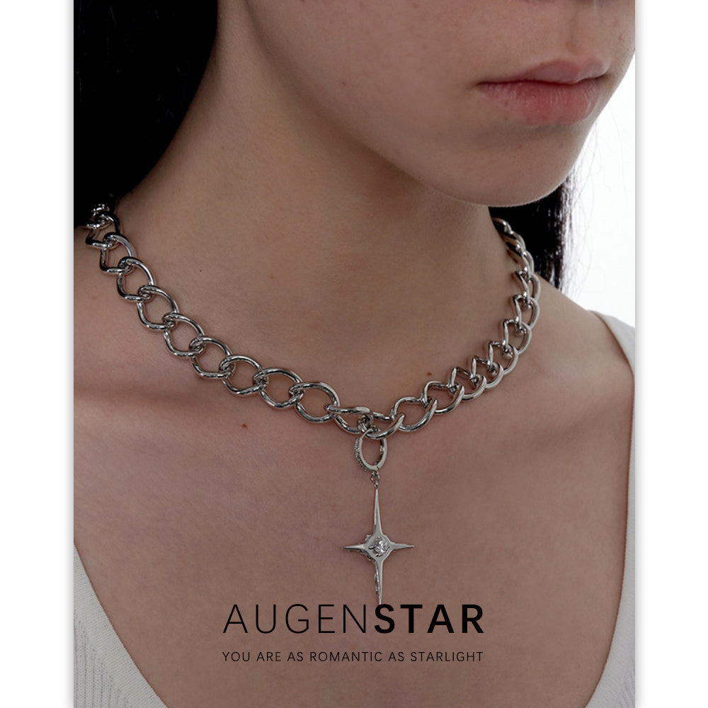 ASR | Dark Cross Star Necklace