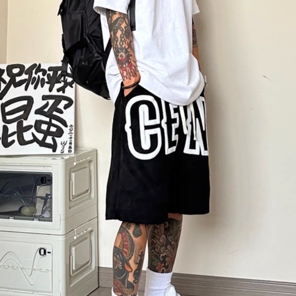 Street Foam Alphabet Shorts