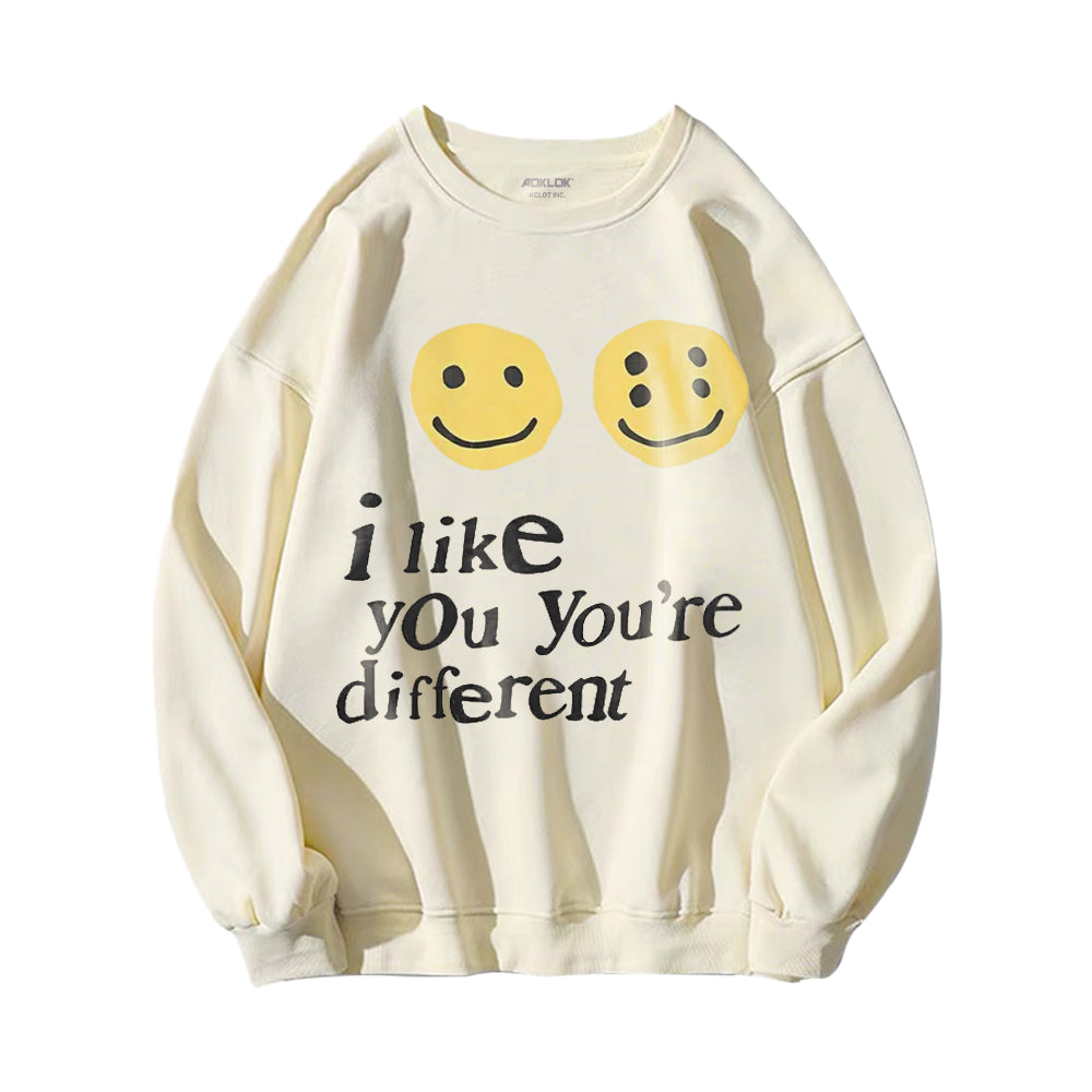Emoji Printed  Sweatshirt