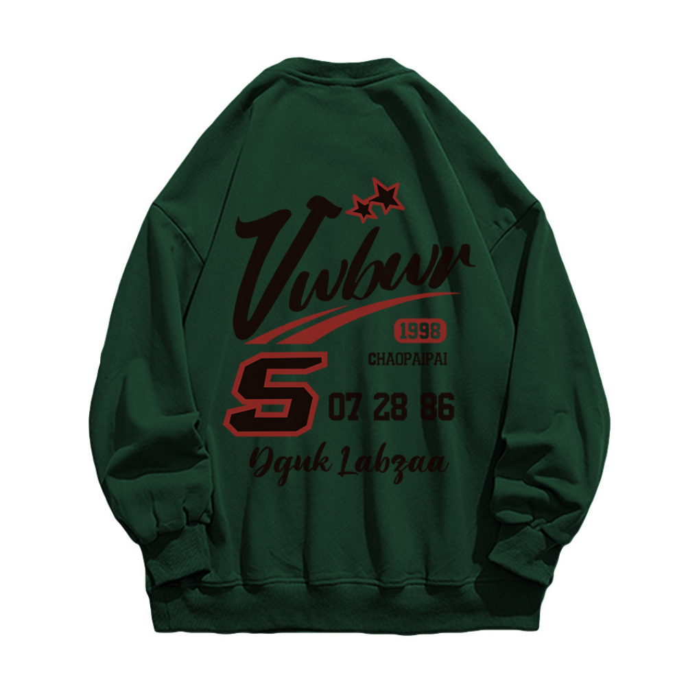 Casual S Letter Sweatshirt