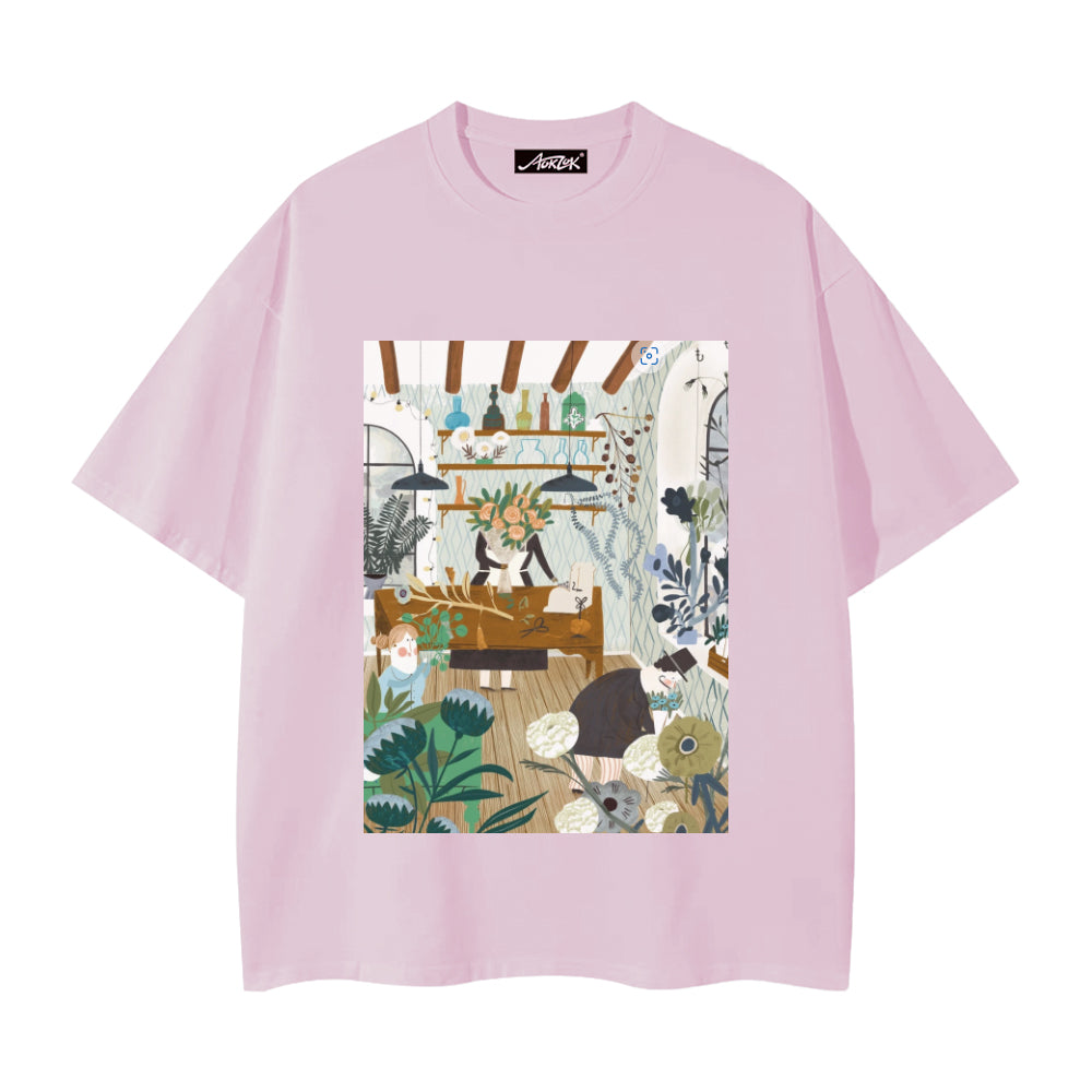 Vintage Floral House T-shirt