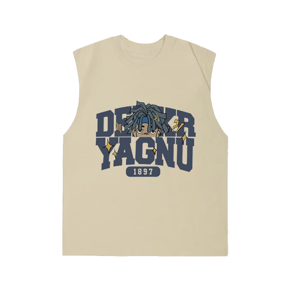 Cartoon Character Letters Vest
