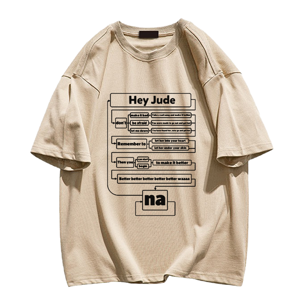 Hey Judy Lyrics Process T-Shirt