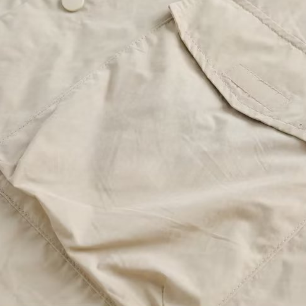 Japanese Solid Color Multi-Pocket Shirt