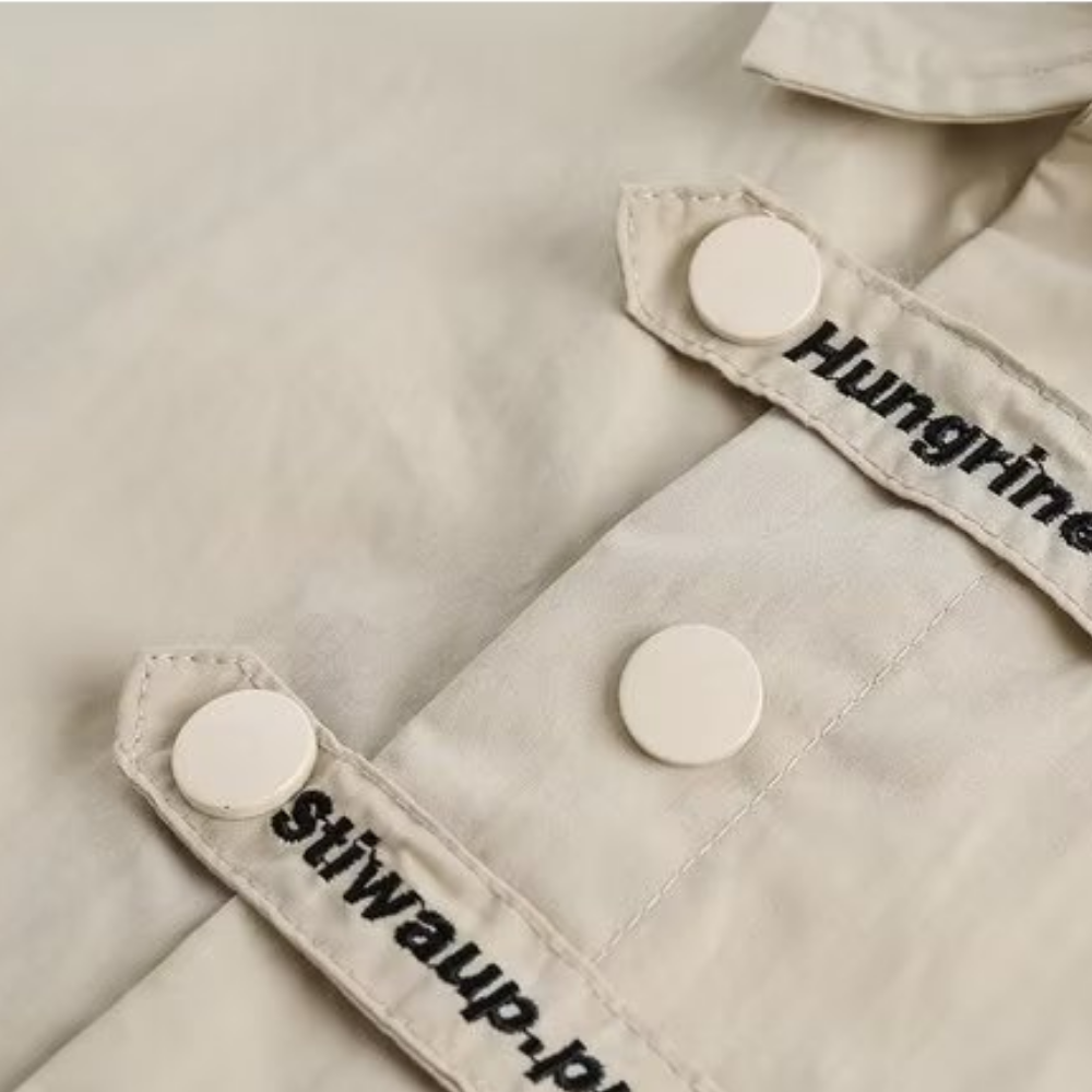 Japanese Solid Color Multi-Pocket Shirt