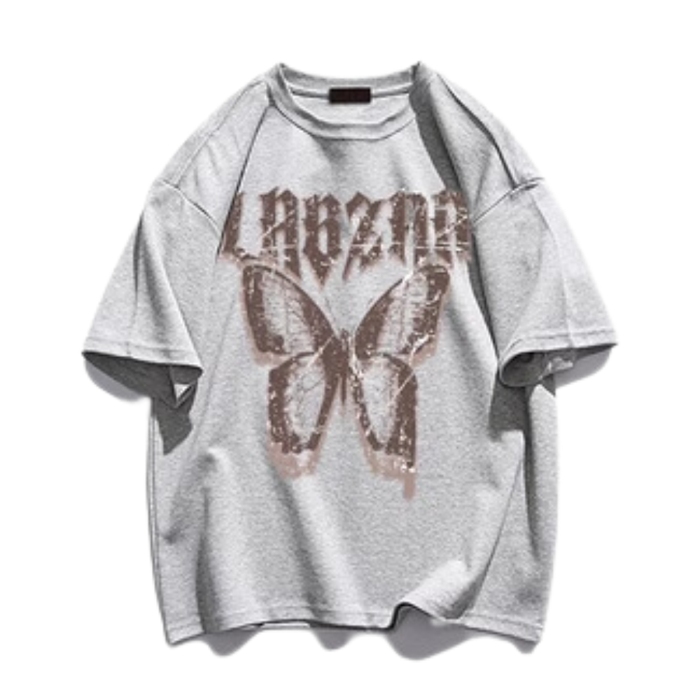 High Street Butterfly Letter T-shirt
