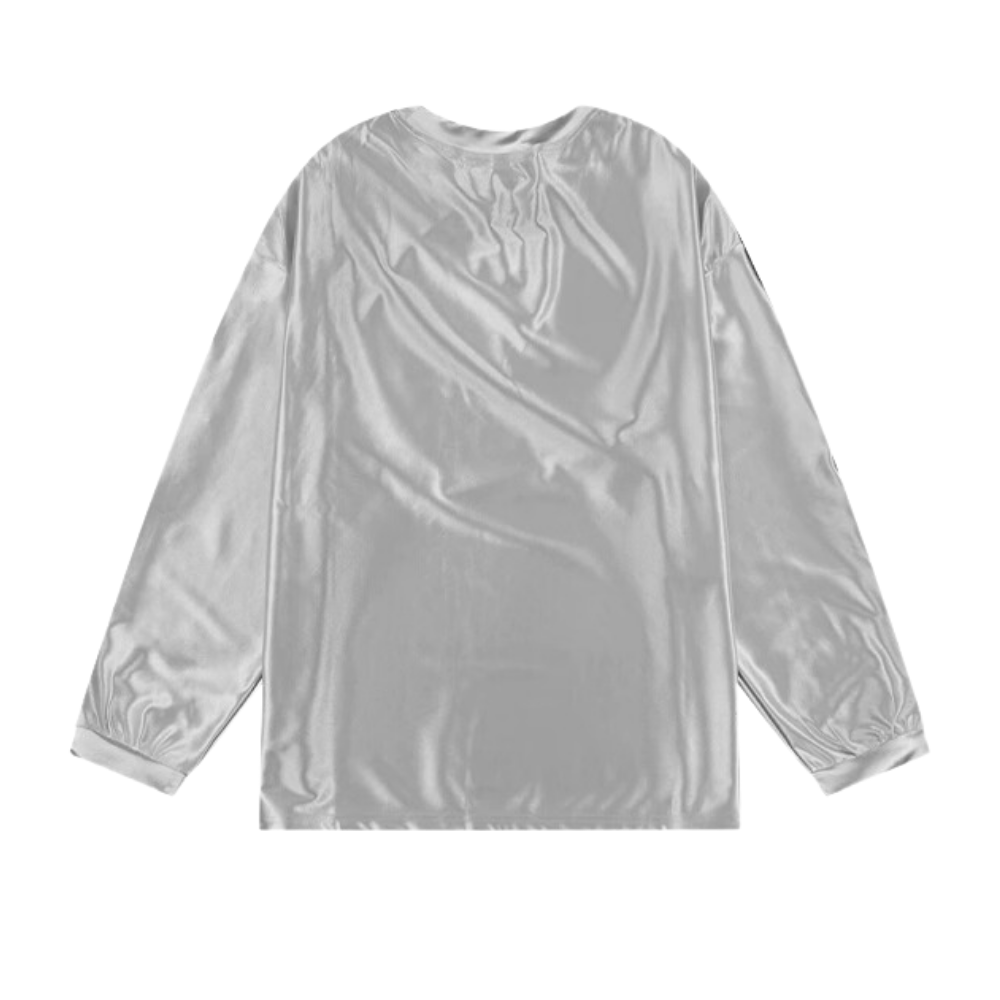 Retro Liquid Silver Sweatshirt