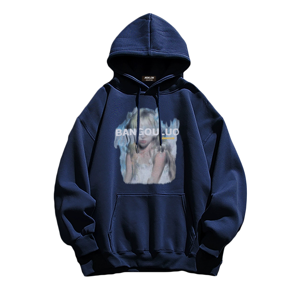Angel Girl Print Hoodie