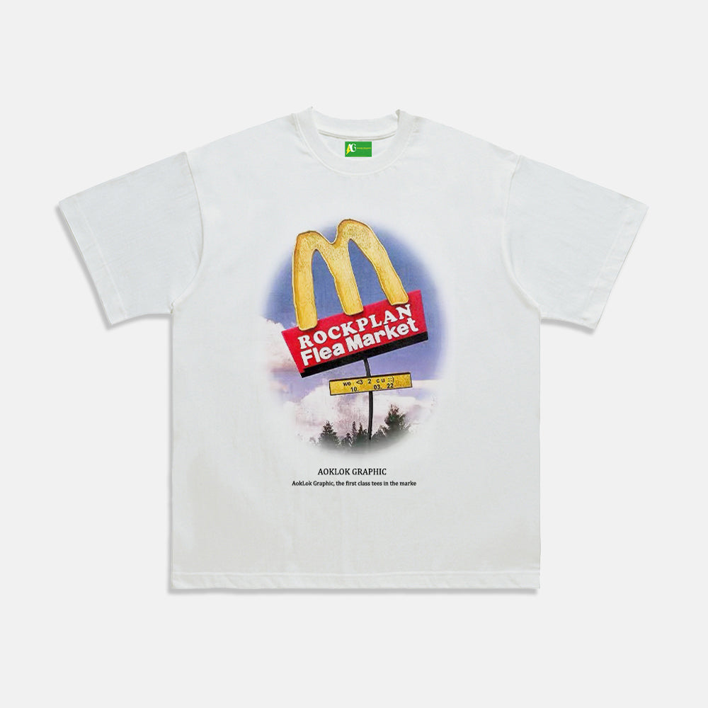 ⚡AG Cartoon Print Maimen T-shirt