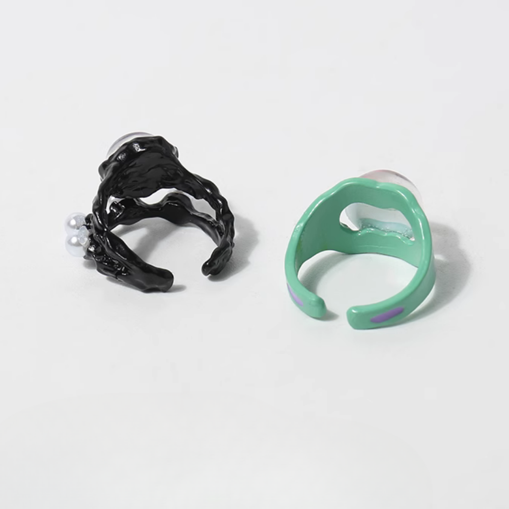 Baeleye | Funny Big Eyes Pearl Ring