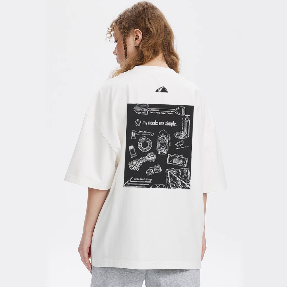 Simple Black And White T-Shirt