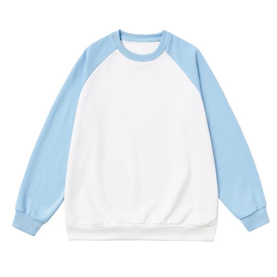 Light Blue and White