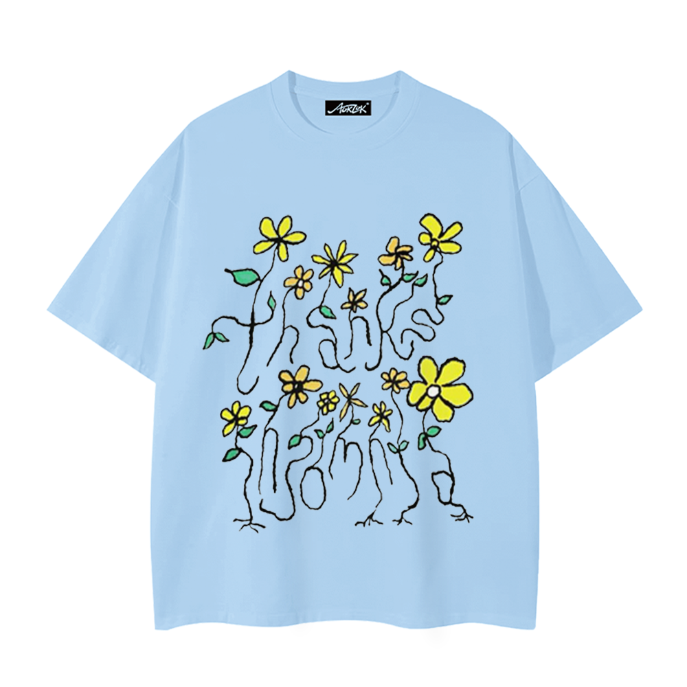 Graffiti Yellow Flowers T-Shirt