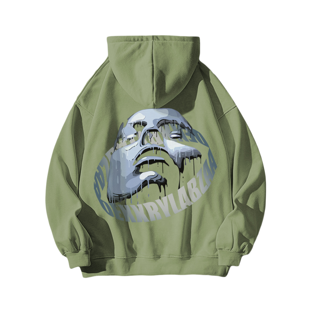 Urban Alien Portrait Graphic Hoodie