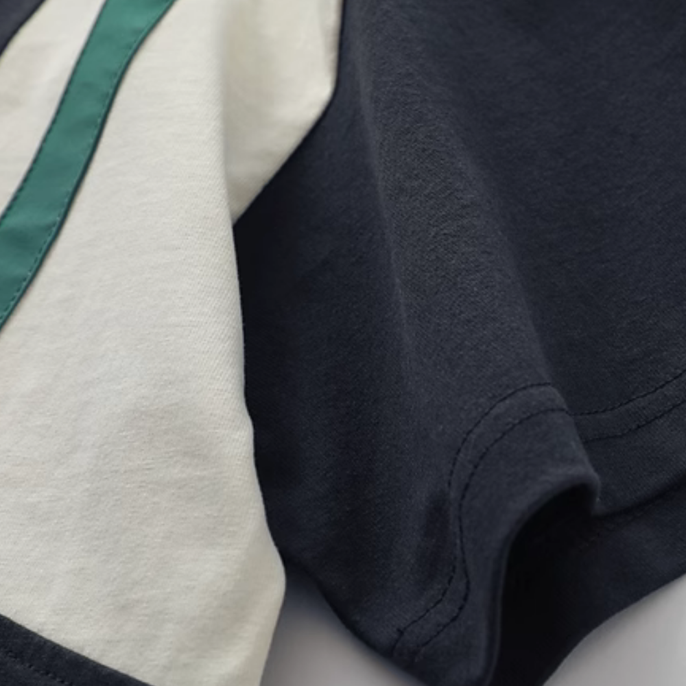 Japanese Contrast Color Polo T-Shirt