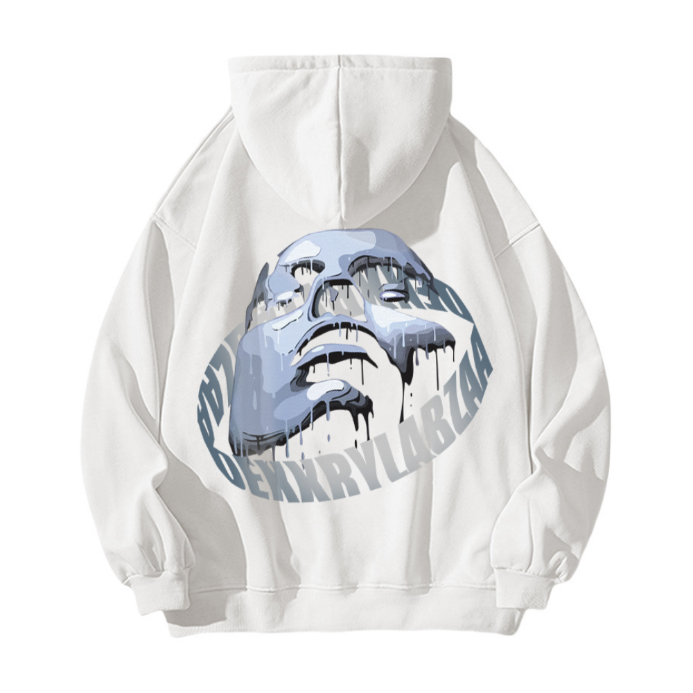 Urban Alien Portrait Graphic Hoodie