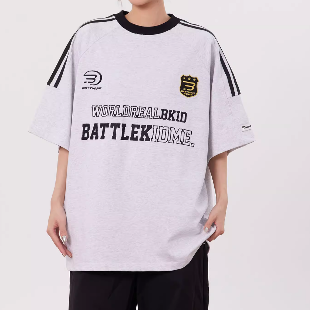 High Street Raglan Embroidered T-Shirt