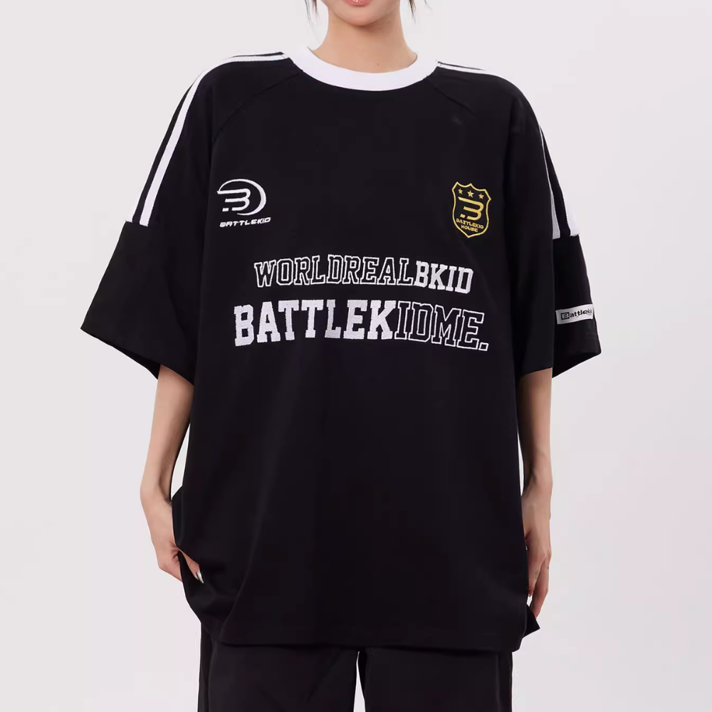 High Street Raglan Embroidered T-Shirt