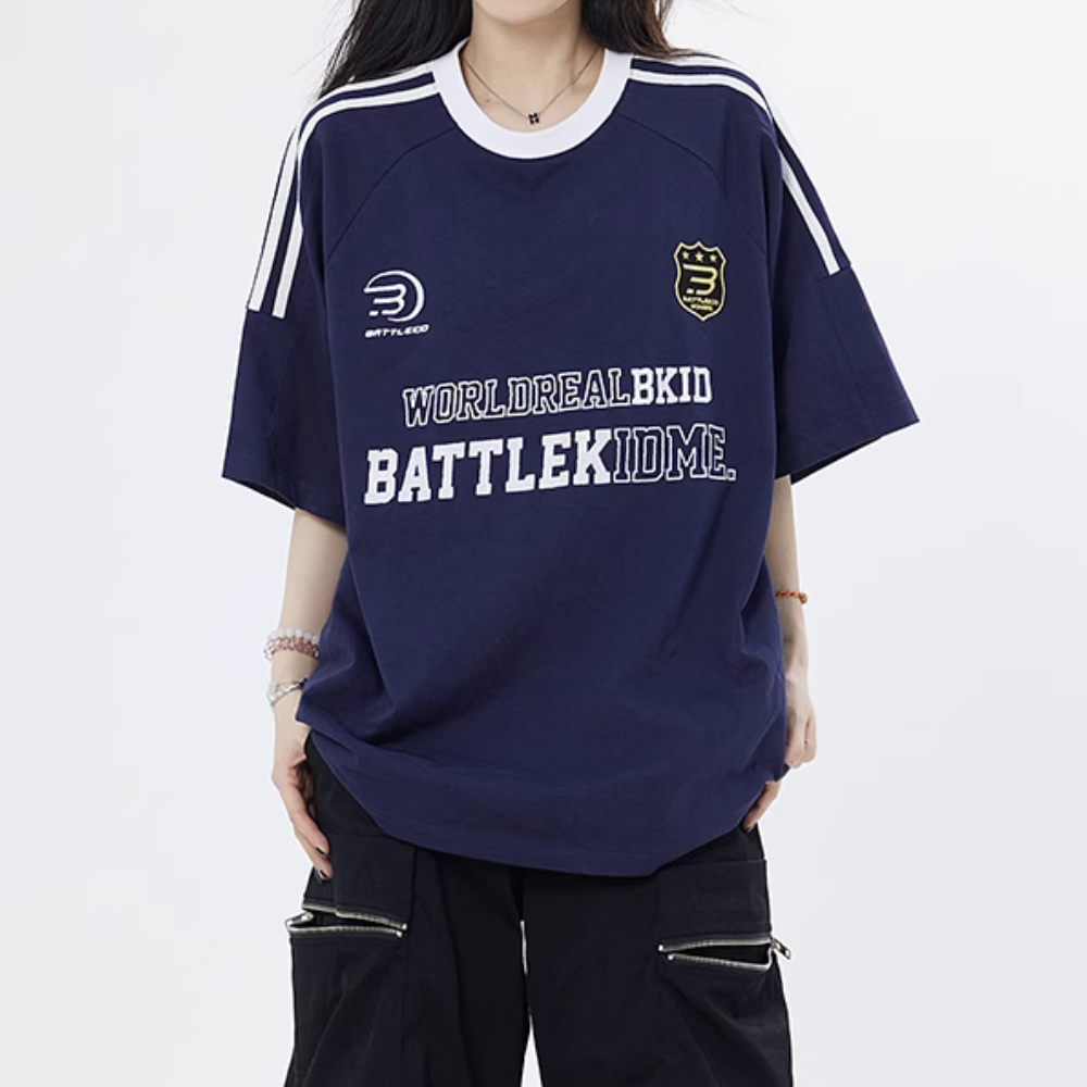 High Street Raglan Embroidered T-Shirt