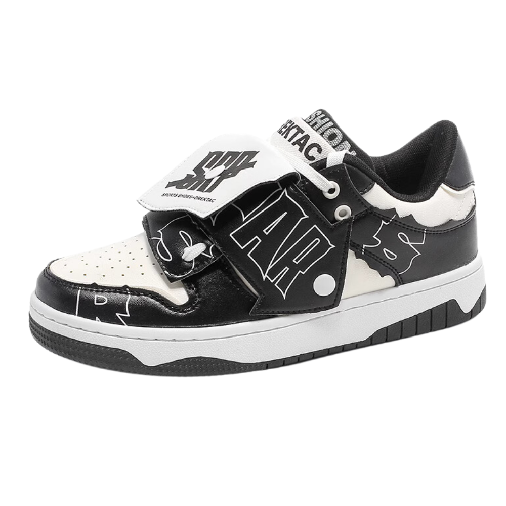 High Street Velcro Letter Contrast Shoes