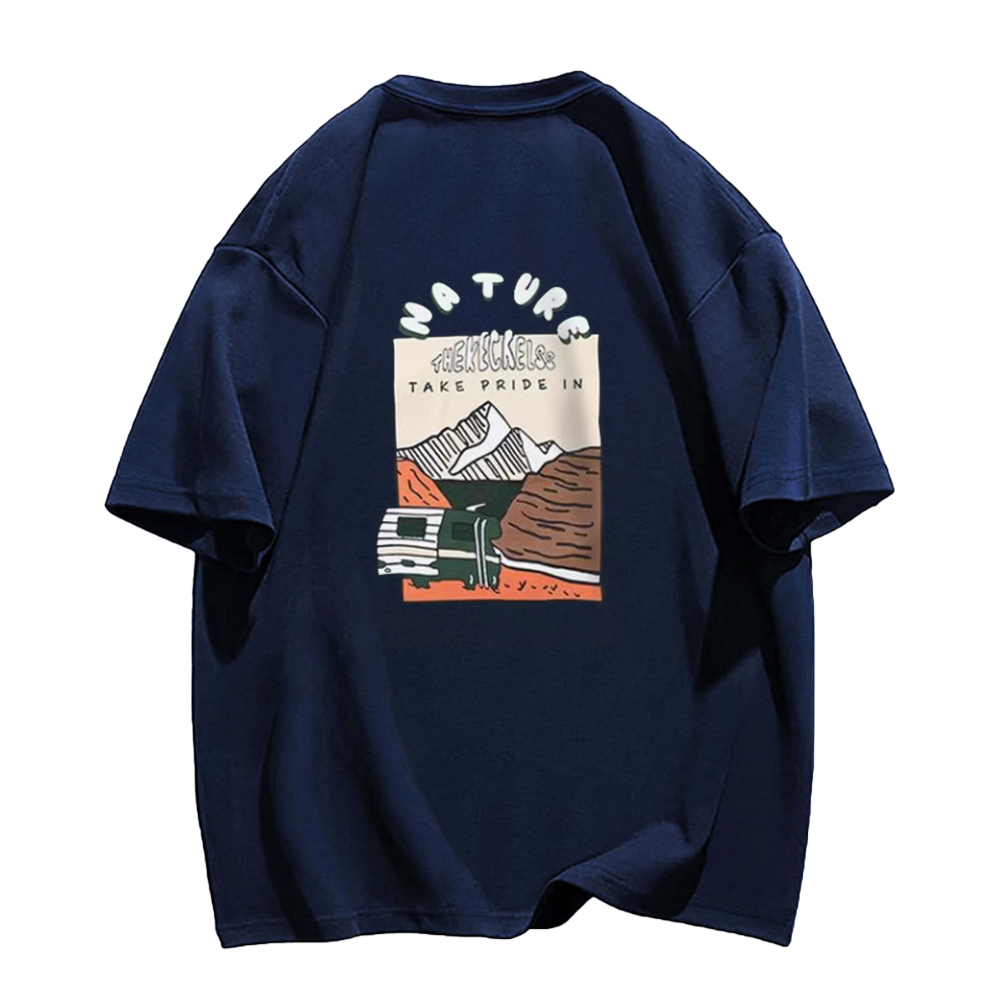 Retro Animated Mountain T-Shirt