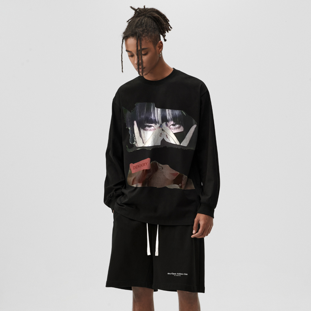 Japanese Girl Print Sweatshirt