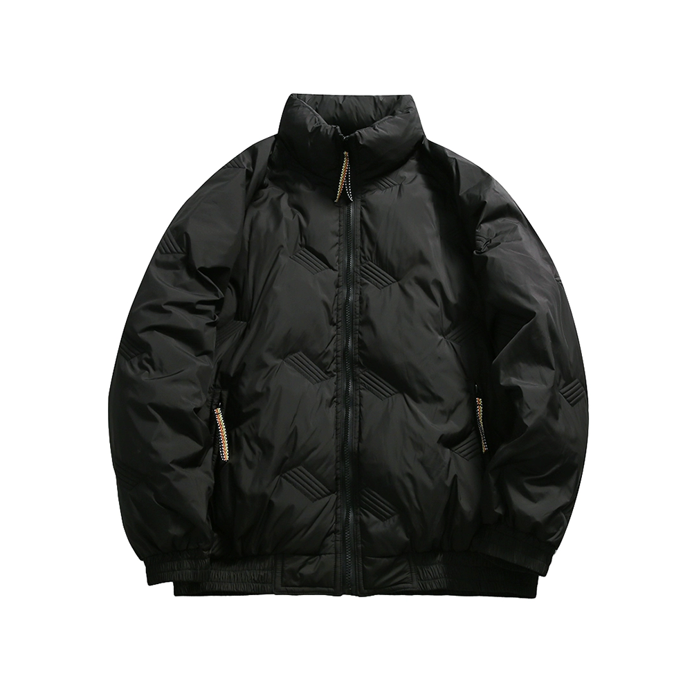 Pressed Line Printing Solid Color Coat